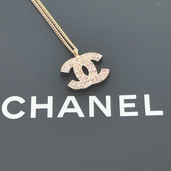 CHANEL Necklace COCO Mark metal gold gold 02 P Women Used