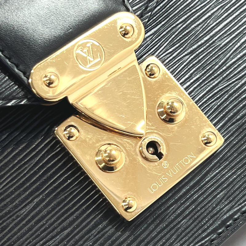 LOUIS VUITTON authentic epi leather clutch with short strap, unisex