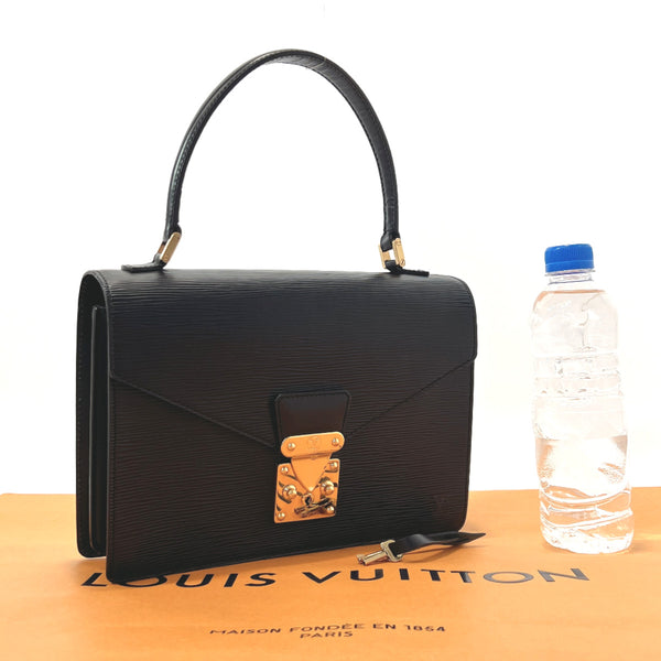 LOUIS VUITTON Handbag M52132 Concord Epi Leather Black Black Women Used