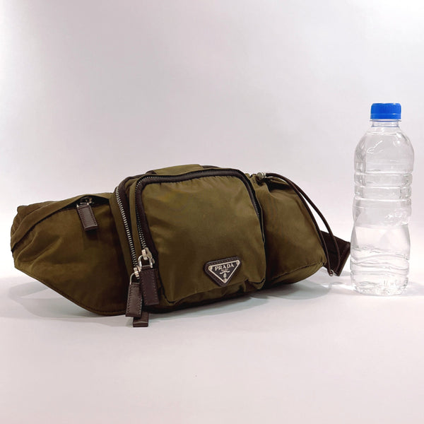 PRADA bam bag VA0056 Nylon khaki unisex Used