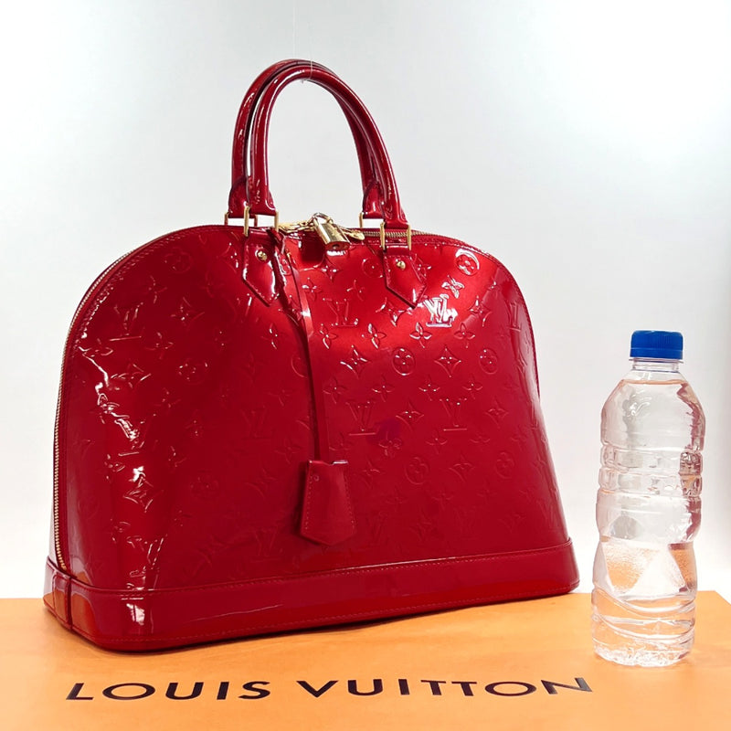 Louis Vuitton Black Monogram Vernis Alma GM Bag Louis Vuitton