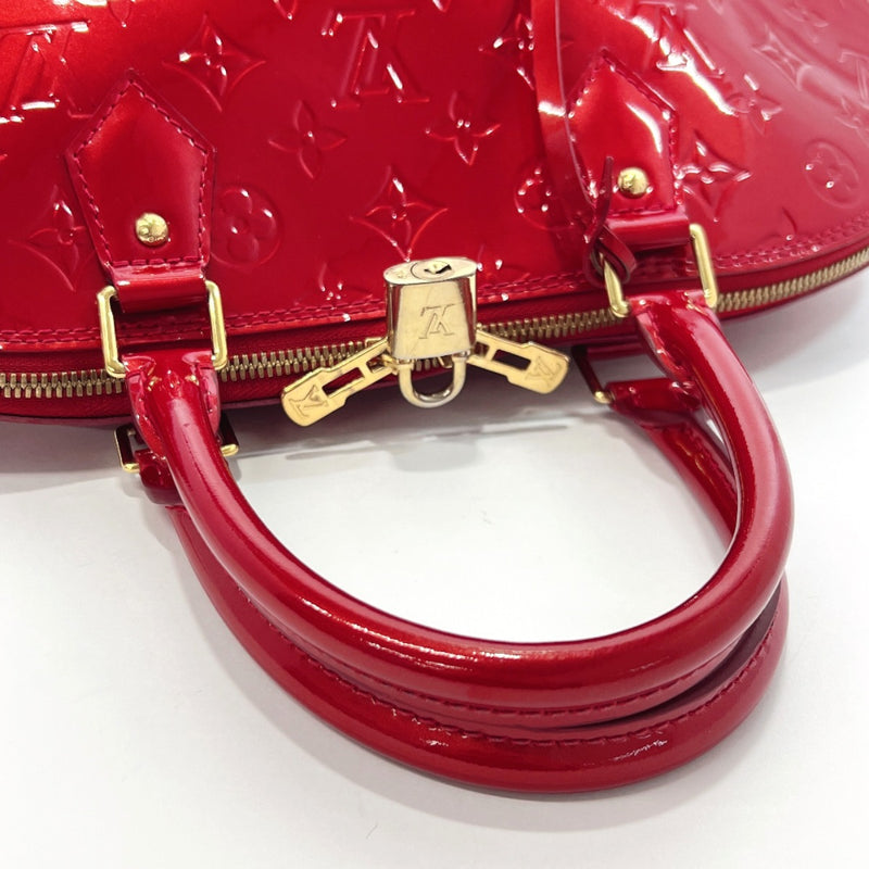 Louis Vuitton Monogram Vernis Alma PM - Red Handle Bags, Handbags