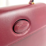 CARTIER Handbag Must Line leather Bordeaux Women Used