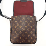 LOUIS VUITTON Shoulder Bag M56717 Bus PM Monogram macacer/leather Brown unisex Used