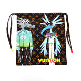 Louis Vuitton LV Collage Mask Cover and Bandana Set Multicolor in