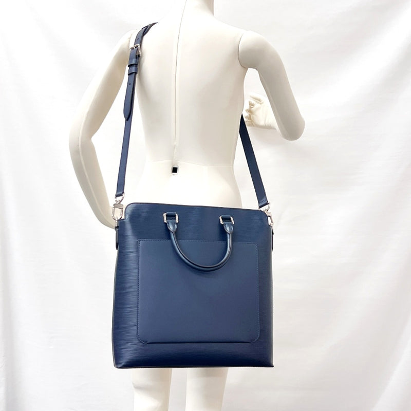 Buy LOUIS VUITTON Brooks Tote Bag Navy Blue [M58846] Online - Best