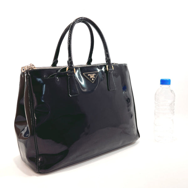 PRADA Handbag Patent leather Black Women Used