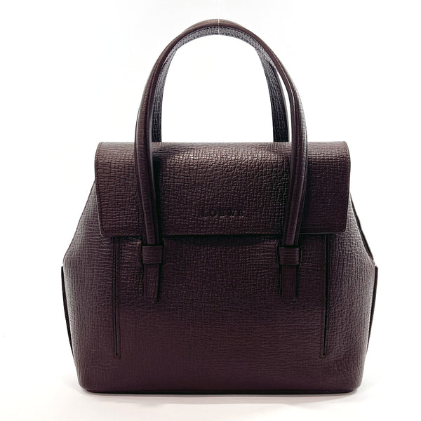 LOEWE Handbag leather Brown Women Used