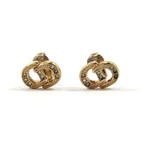 Dior Earring Gold Plated gold Women Used