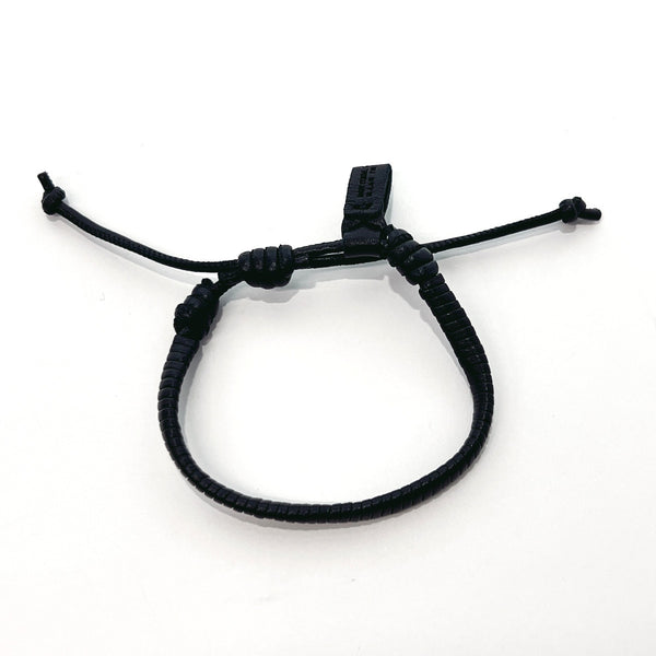 BOTTEGAVENETA bracelet leather Black unisex Used