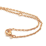 HERMES Necklace Okeley Gold Plated gold gold Y Women Used