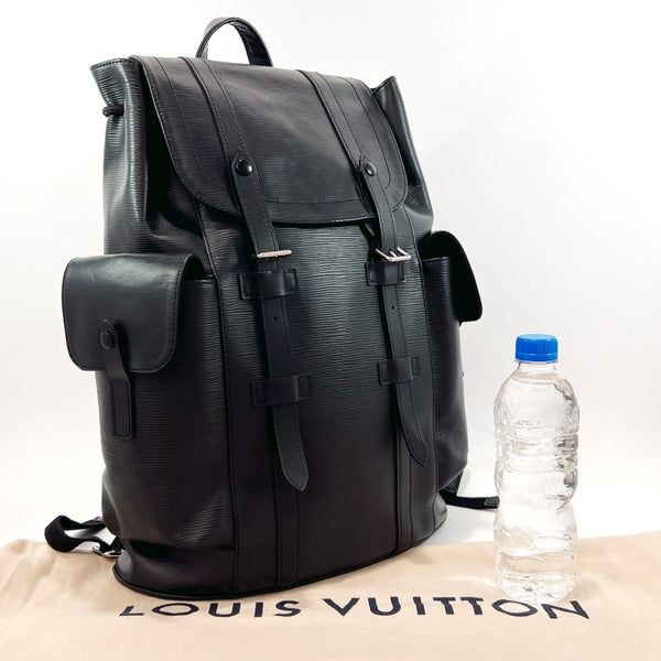 LOUIS VUITTON Backpack Daypack M50159 Christopher PM Epi Leather Black mens Used