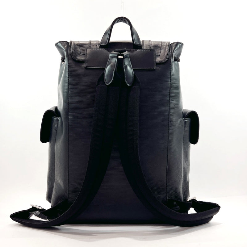 LOUIS VUITTON M50159 Epi Christopher PM Backpack-Bag Epi Leather  Black/SilverHW