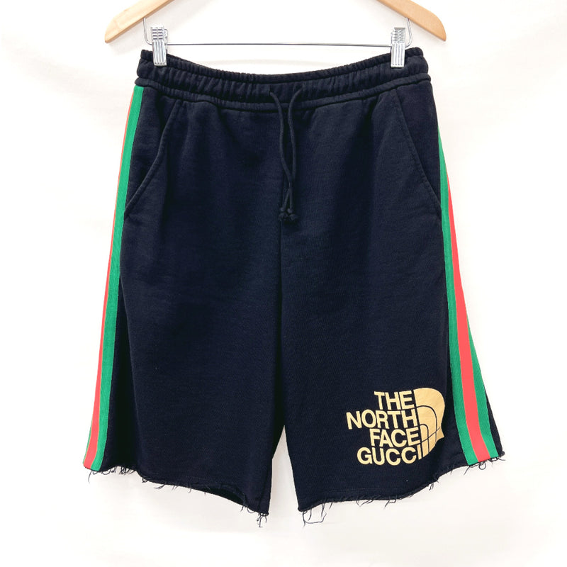 GUCCI Shorts The north face collaboration Sherry line cotton Black mens Used