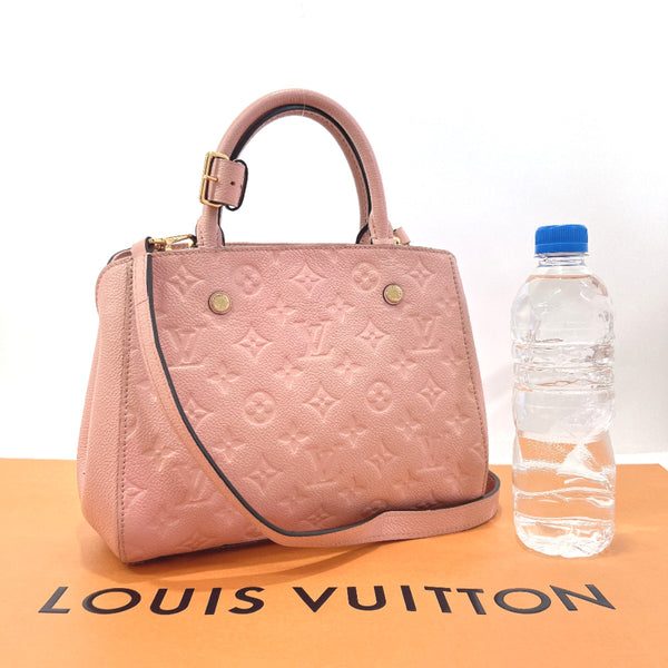 LOUIS VUITTON Shoulder Bag M44123 Montaigne BB Monogram unplant pink pink Women Used