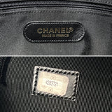 CHANEL Boston bag COCO Mark Patent leather Black Women Used