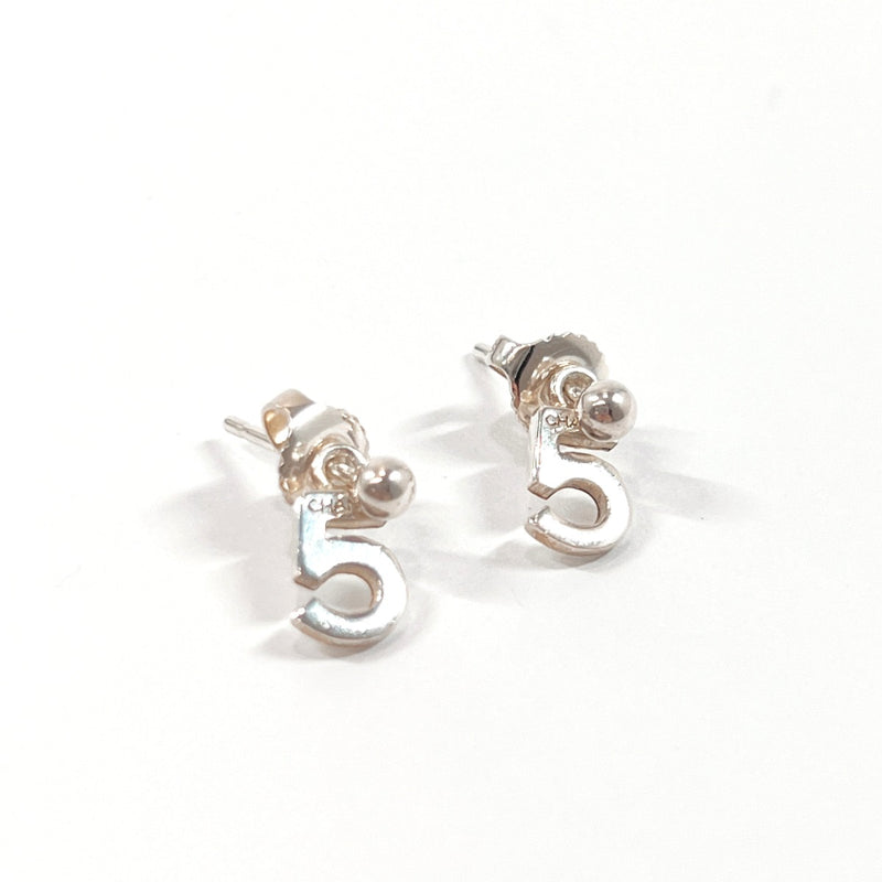CHANEL earring NO.5 Silver925 Silver Women Used