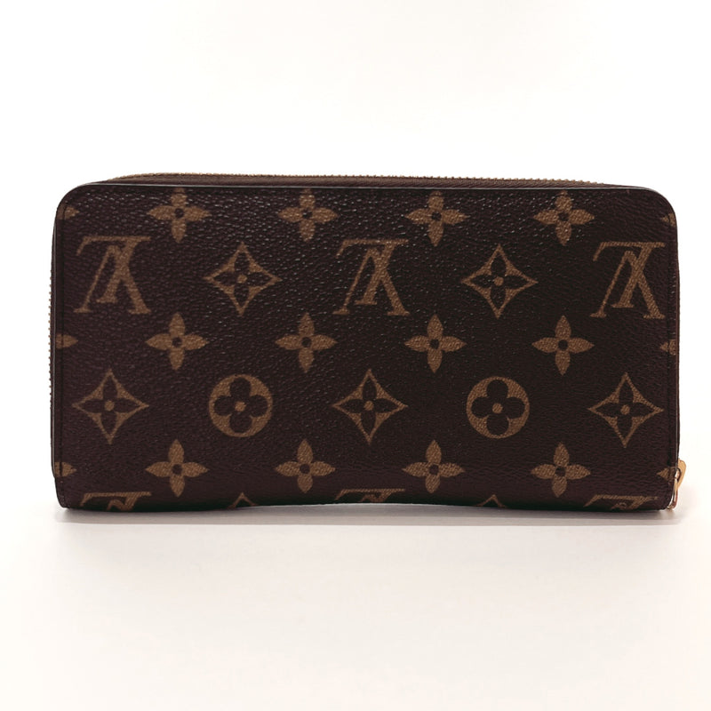 LOUIS VUITTON purse M41895 Zippy wallet Monogram canvas Brown Brown Women Used