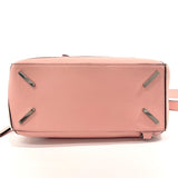 LOEWE Handbag 321.99SS20 Puzzle bag Gingham check leather pink Women Used