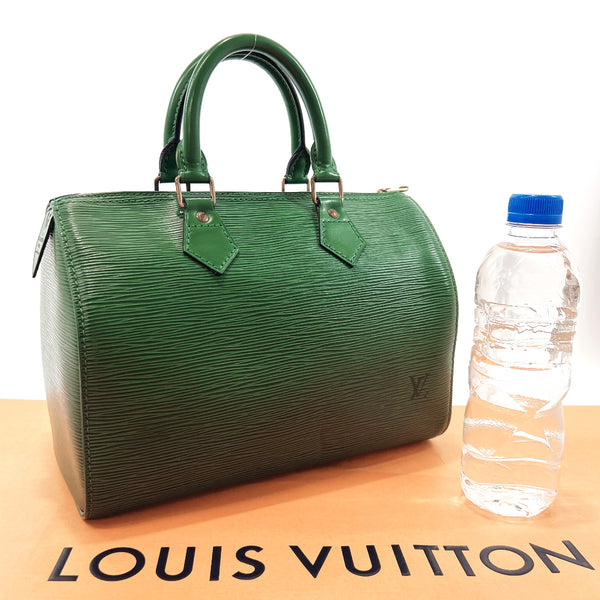 LOUIS VUITTON Handbag M43014 Speedy 25 Epi Leather green green Women Used