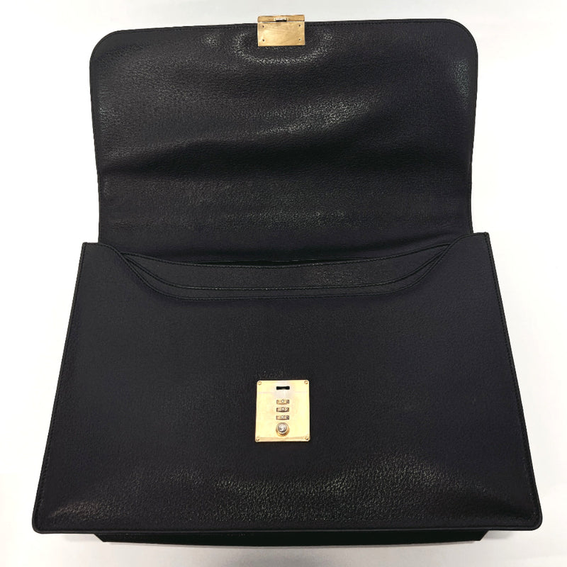 GUCCI Business bag leather Black mens Used