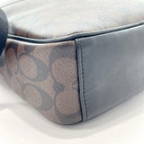 COACH Shoulder Bag F54788 Signature PVC/leather Dark brown Dark brown mens Used