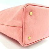 MIUMIU Shoulder Bag RN0886 Madras 2way leather pink Women Used