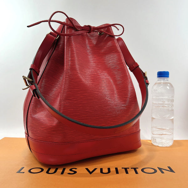 LOUIS VUITTON Shoulder Bag M44007 Noe Epi Leather Red Women Used