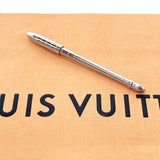 Louis Vuitton Stylo Agenda GM N75001 Silver Ballpoint Pen (Black Ink)