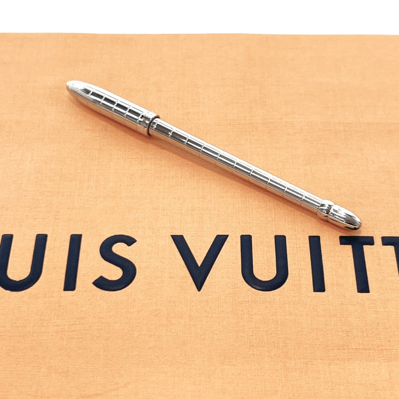LOUIS VUITTON Ballpoint pen N75001 Stylo Agenda Pen metal Silver unise –