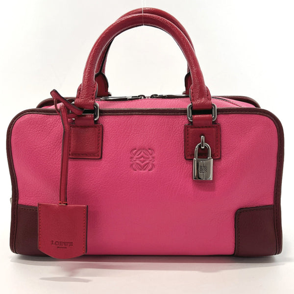 LOEWE Handbag Amazona 28 leather pink pink Women Used