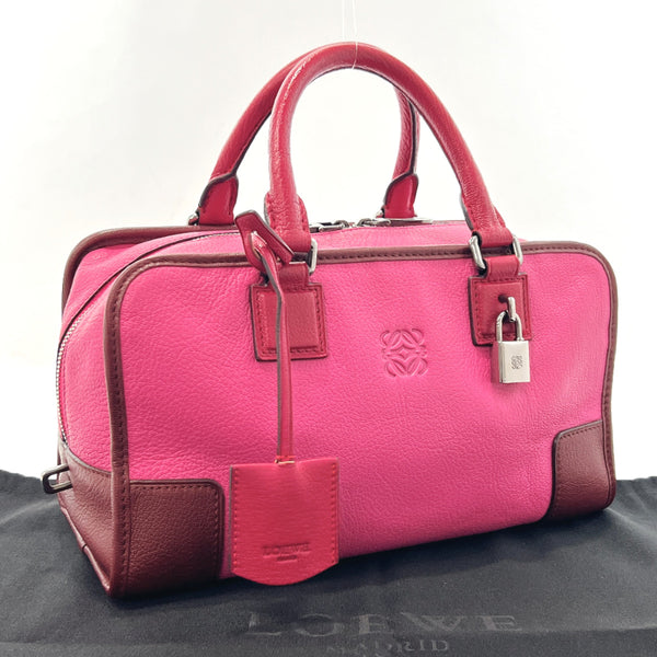 LOEWE Handbag Amazona 28 leather pink pink Women Used