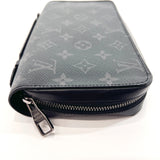 LOUIS VUITTON purse M61698 Zippy Wallet XL Monogram Eclipse Black mens Used