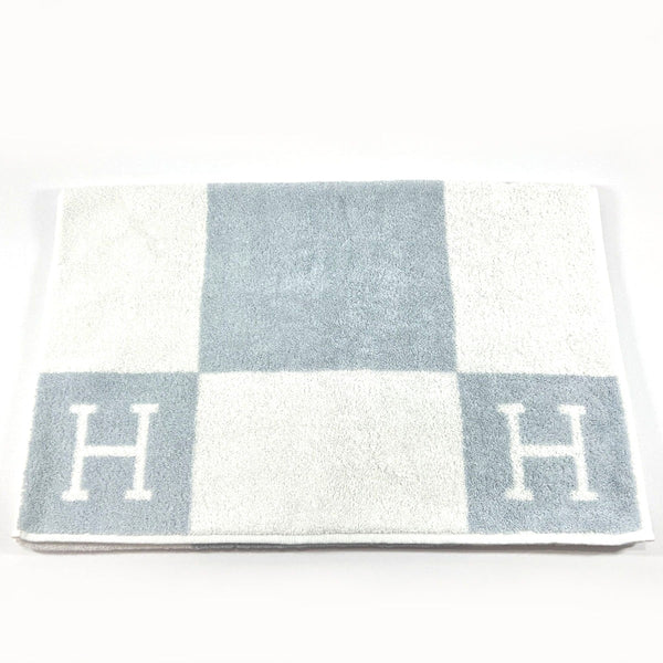 HERMES towel H102193M Avalon bath towel cotton blue blue unisex Used