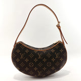 LOUIS VUITTON Shoulder Bag M51510 Croissant PM Monogram canvas/Leather Brown Women Used
