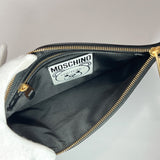 MOSCHINO Clutch bag 2A 8444 Tulle clutch bag Bear PVC Black Women New