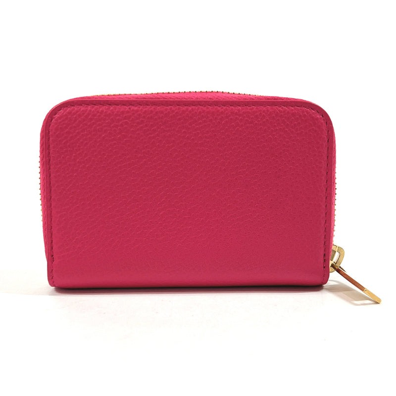 SAINT LAURENT PARIS coin purse 504778 leather pink Women Used