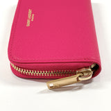 SAINT LAURENT PARIS coin purse 504778 leather pink Women Used