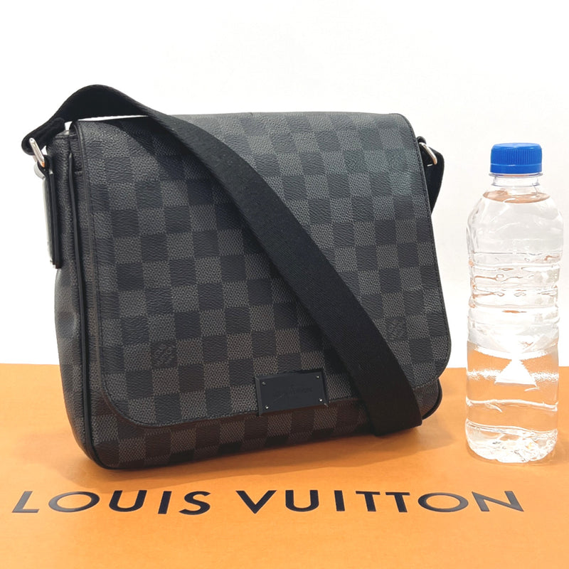 Louis Vuitton Vintage - Damier Graphite District PM - Black Gray