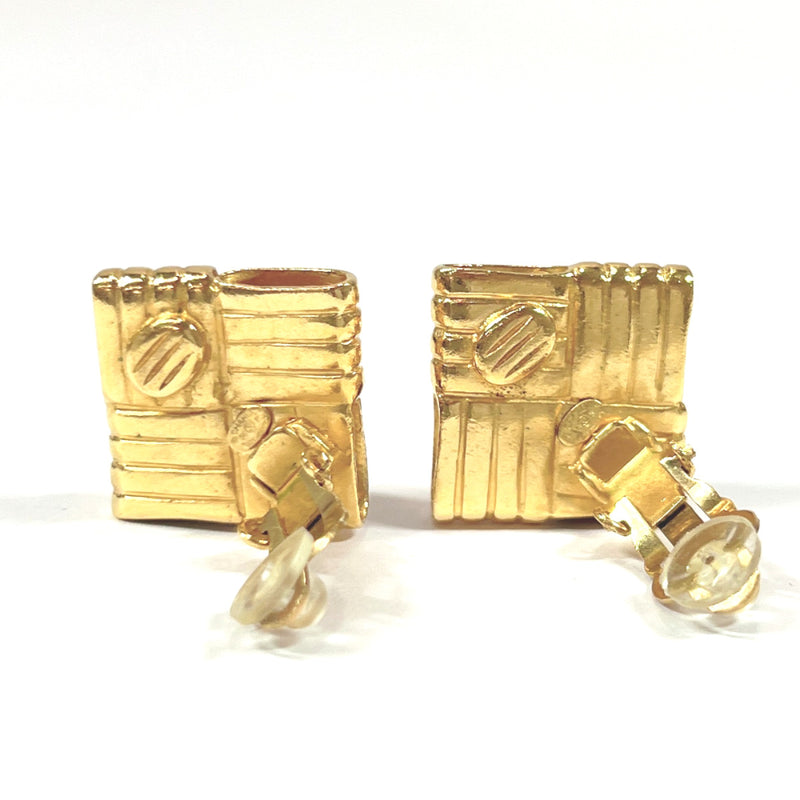 CHANEL Earring COCO Mark metal gold 96 P Women Used