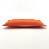 HERMES Pouch Yachting PM canvas Orange unisex Used