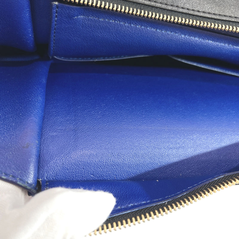 Louis Vuitton Blue zippy wallet Navy blue Patent leather ref