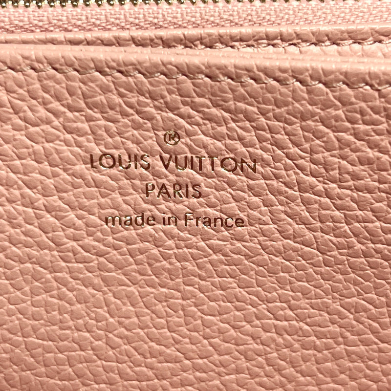 LOUIS VUITTON purse M64090 Zippy wallet Monogram Empreinte pink