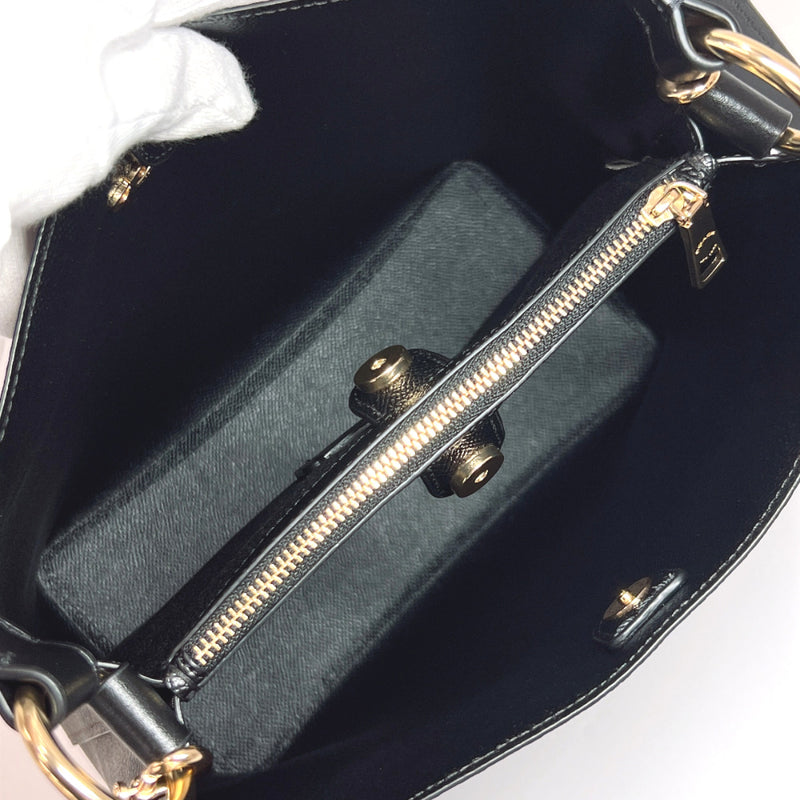 COACH Handbag 91512 Signature 2way PVC/leather Brown Brown Women Used
