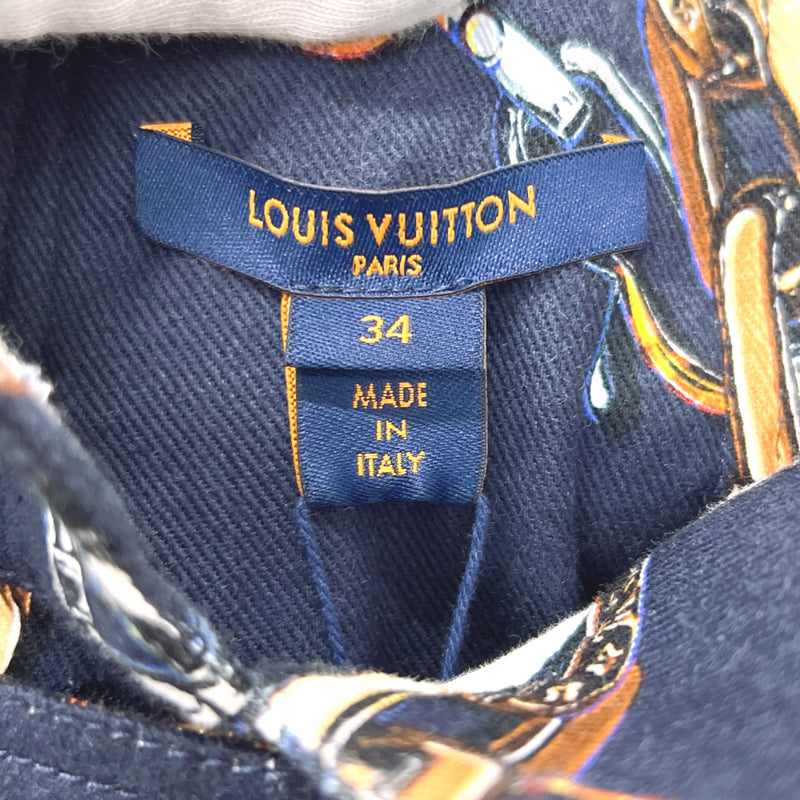 Louis Vuitton Men's Navy Cotton Chapman Chino Shorts