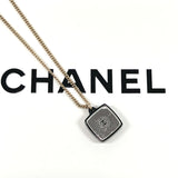 CHANEL Necklace Mirror motif metal/Rhinestone gold gold 04A Women Used
