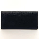 FENDI purse 8M0427 Peek-A-Boo Continental Wallet leather Black Women Used