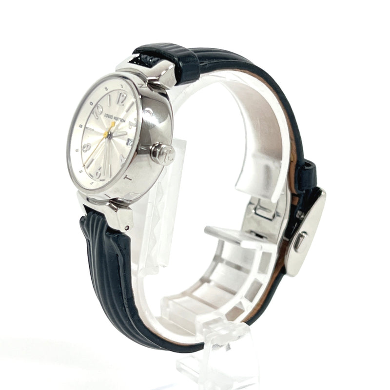 Louis Vuitton White Stainless Steel Tambour Lovely Women's