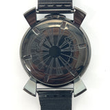 Gaga Milano Watches 5080 Manuare Slim Stainless Steel/Stainless Steel Black mens Used
