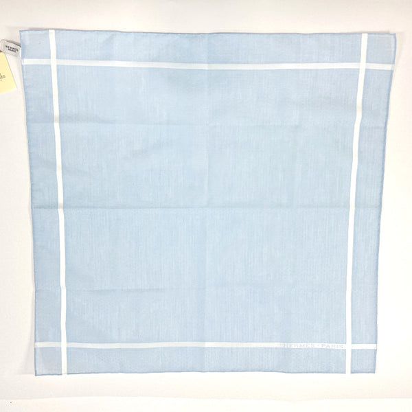 HERMES handkerchief H161014G Jacquard H cotton blue blue unisex New